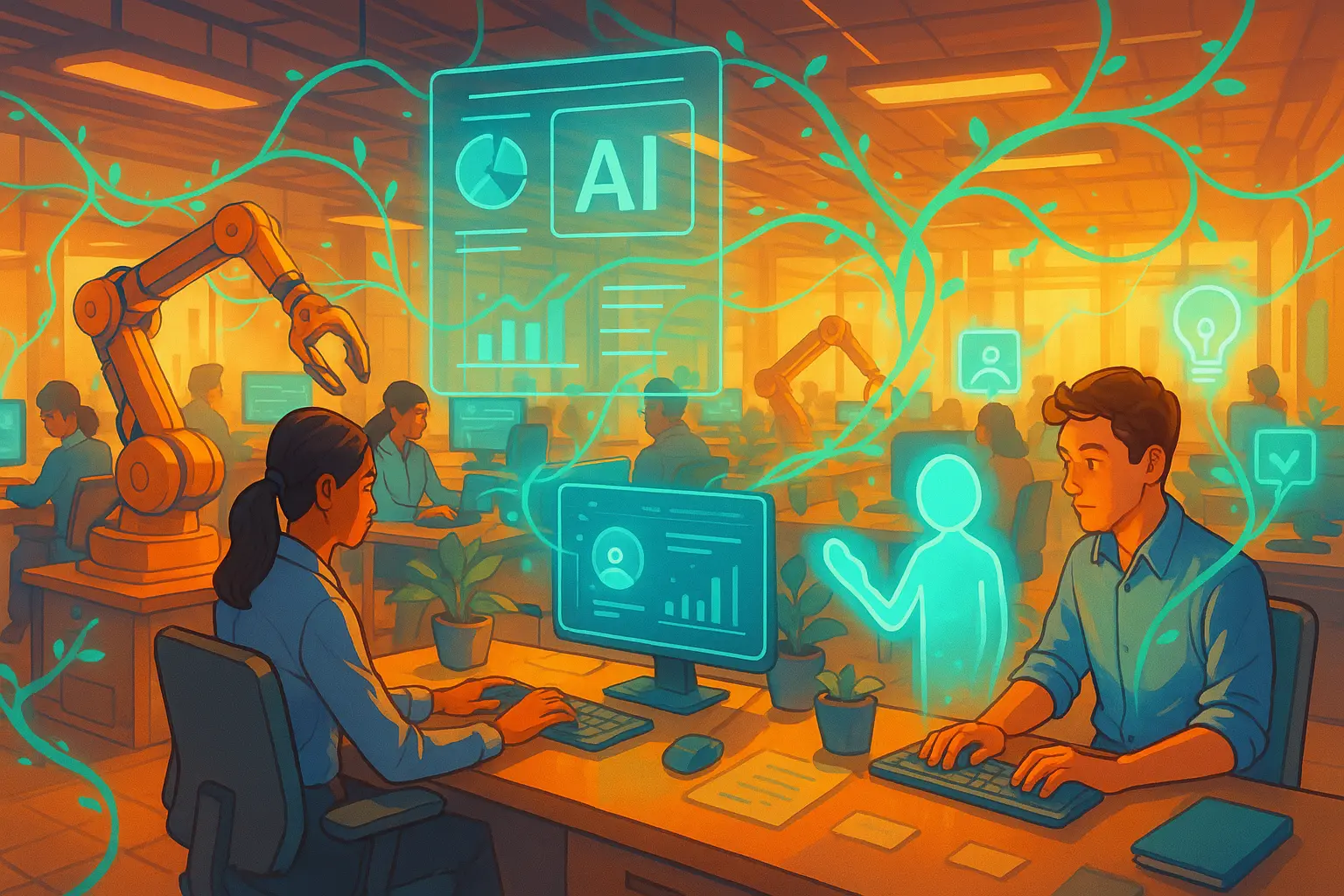 How AI Helps Businesses Work Smarter